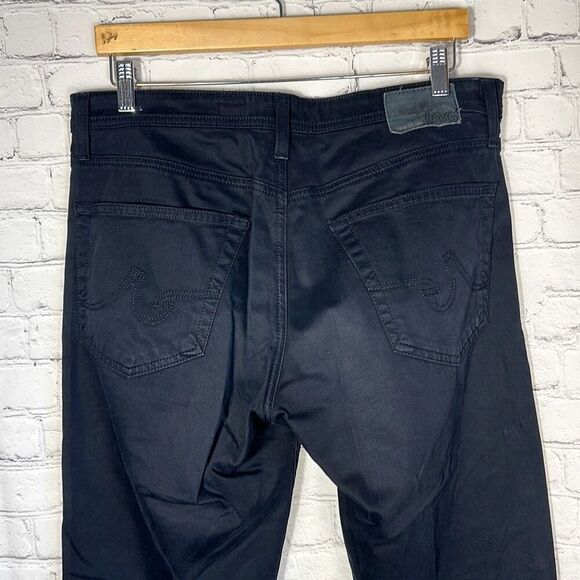 Adriano Goldschmied AG The Protege Straight Leg Mens Black Jeans size W34 x L34 - Picture 6 of 12